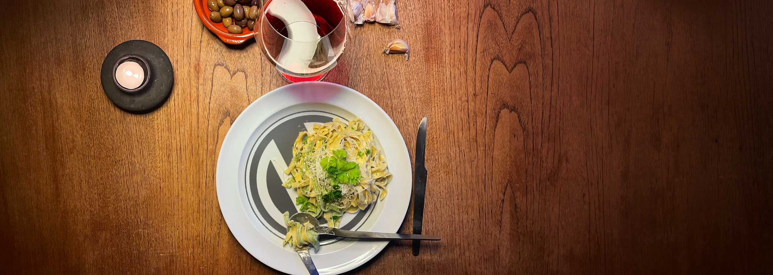 “Hindenburg Pro Plate of Fettuccine Alfredo” to symbolize the love for the craftsmanship of audio editing, where each element is blended with care and expertise to create a rich and satisfying final product.