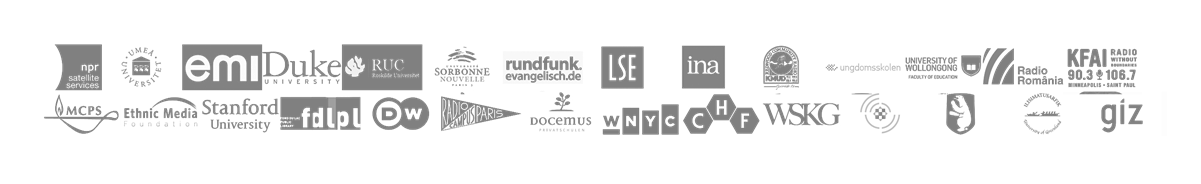 User Logos of the Digital Audio Editor Hindenburg Pro 2