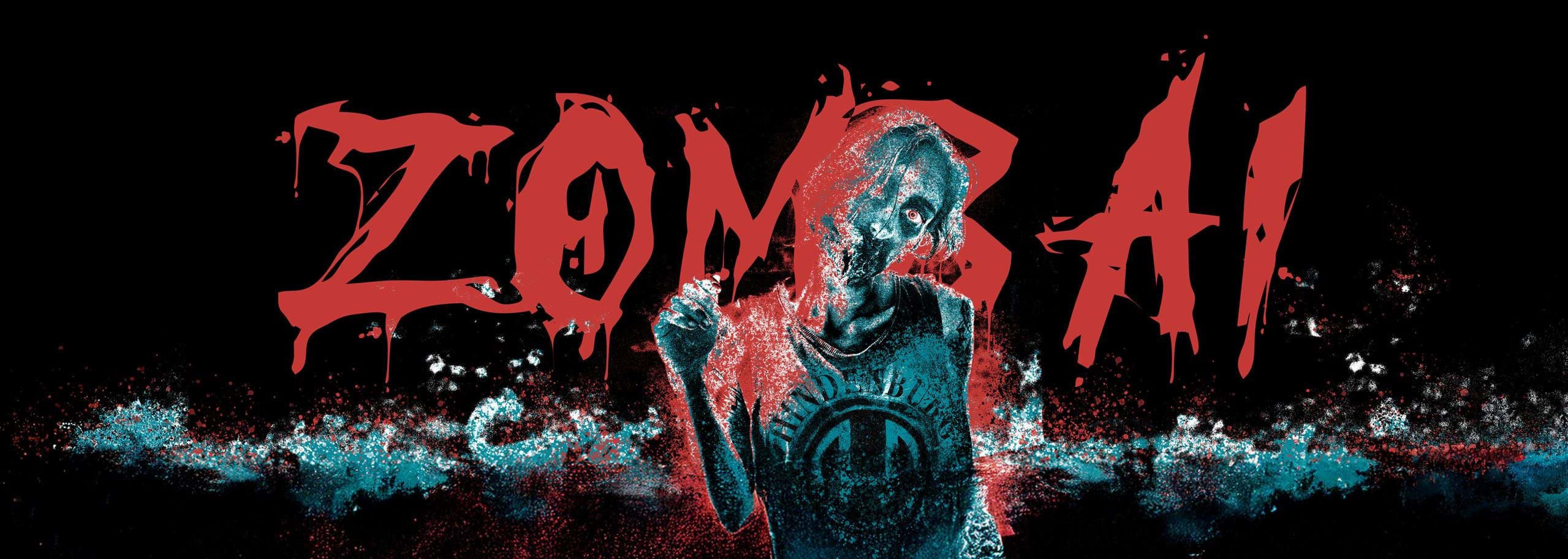 AI Zombie ZombAI with Hindenburg Pro T-Shirt Illustration